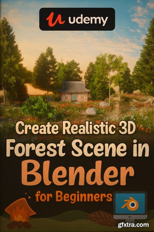 Udemy - Create Realistic 3D Forest Scene in Blender for Beginners