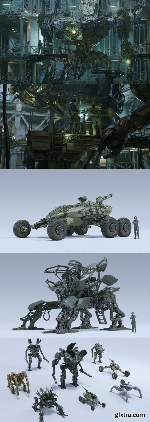 Unreal Engine - Mech Squad – Bundle