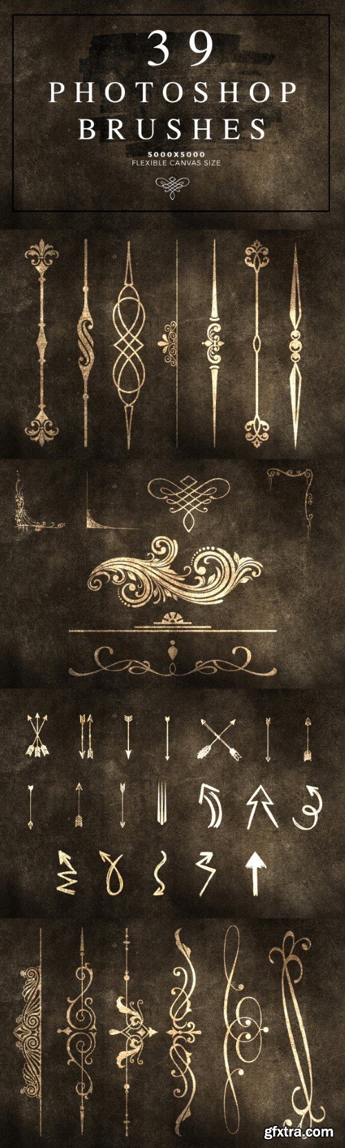 Vintage Collection - 39 Photoshop Brushes