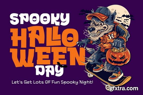 CreativeMarket - Bigmoster Halloween Display Font