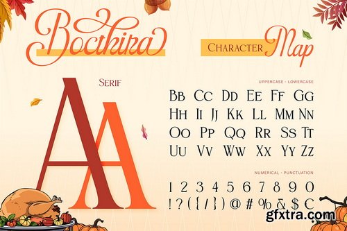 CreativeMarket - Bocthira Majesthique Thanksgiving Script