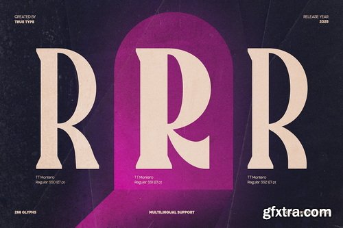 CreativeMarket - TT Montero Serif Condensed - 7 Font