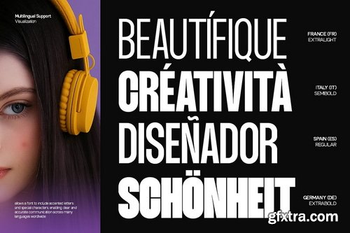 CreativeMarket - GC Neue Machine Variable Sans - 8 Font