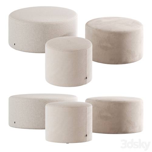 '3dsky Pro - Zyl poufs by Bolia'
