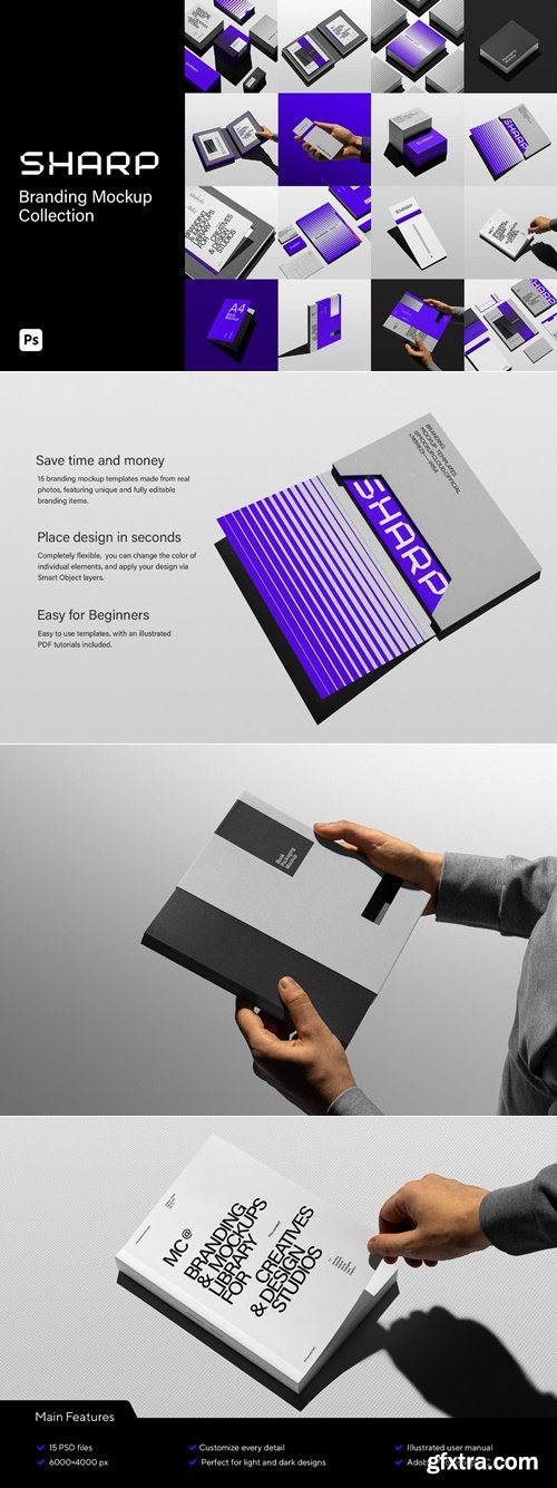 MockupCloud - Sharp Branding Mockups Kit