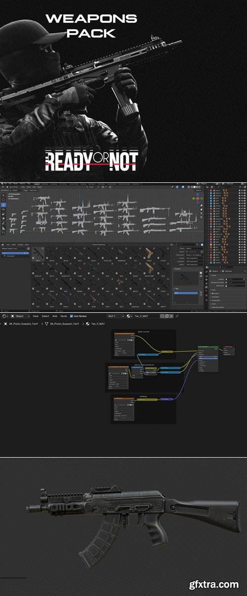 Ready or Not - Weapons Pack 3d Model