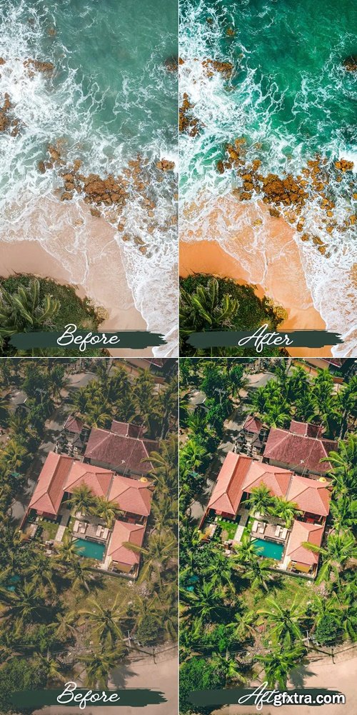 DJI Drone LUTs Color Grading For Video