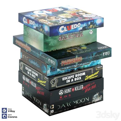 '3dsky Pro - Board games kit'