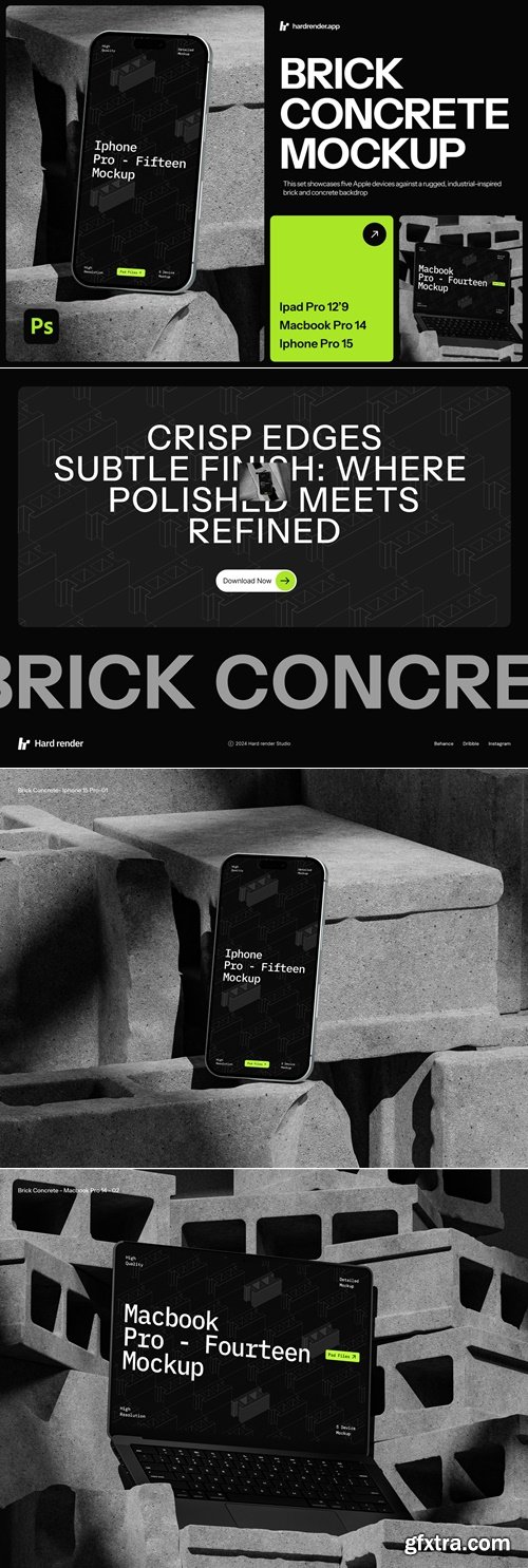 Brick Industrial Device Mockup