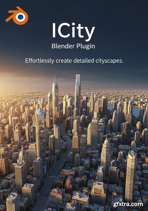 Icity | City Generator Addon v1.6.2 for Blender