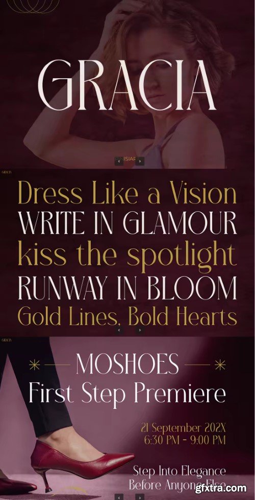 Gracia - Elegant Serif for Fashion