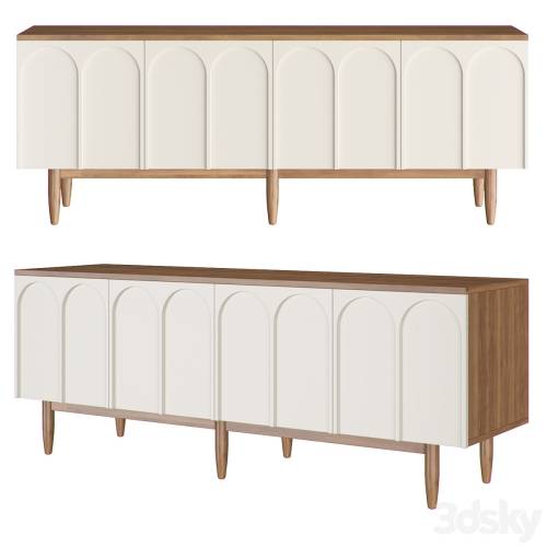 '3dsky Pro - Chest of drawers with four arched doors 