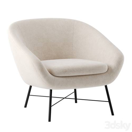 '3dsky Pro - Barrow lounge chair by Ethnicraft'