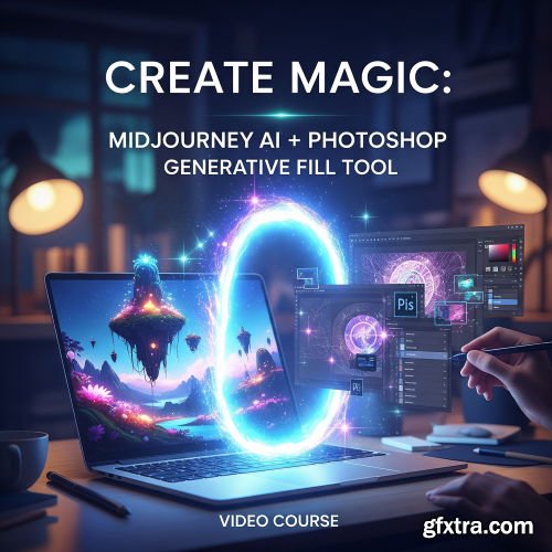 Skillshare - Create Magic: Midjourney AI + Photoshop Generative Fill Tool
