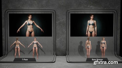 Woman Base &ndash; Europe # 0 &ndash; Unreal Engine