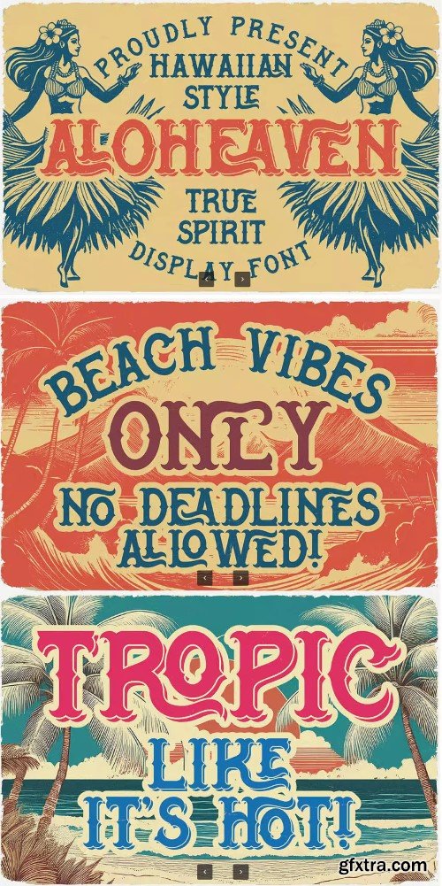 Creativemarket - Aloheaven Vintage Label Font