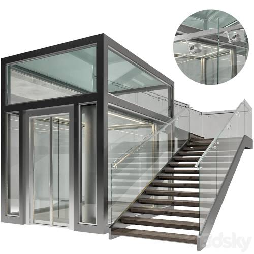 '3dsky Pro - ELEVATOR AND STAIR NO10'