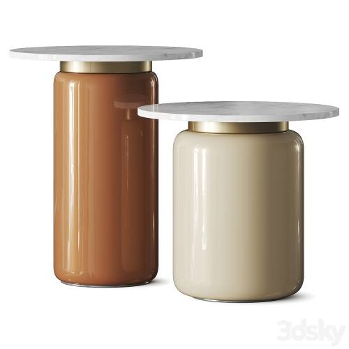 '3dsky Pro - Anthropologie Infinity Glass Side Table'