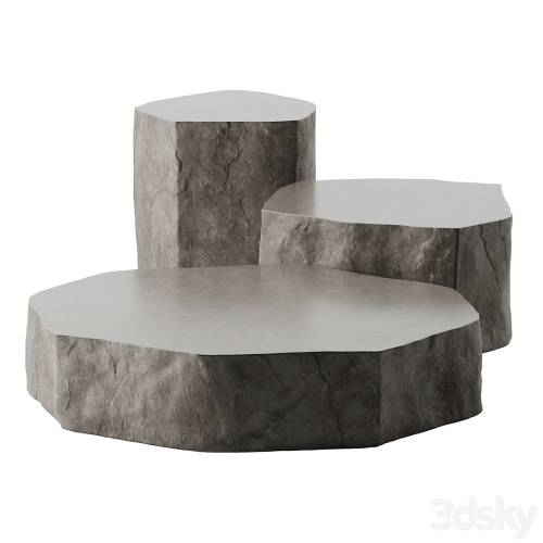 '3dsky Pro - Stone slab coffee tables'