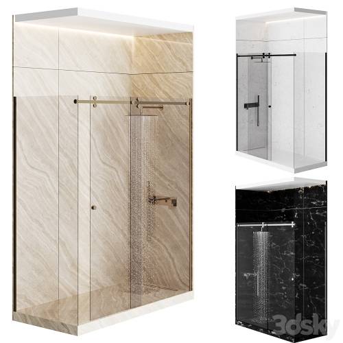 '3dsky Pro - Shower Enclosure 03 ! Shower Cabin'