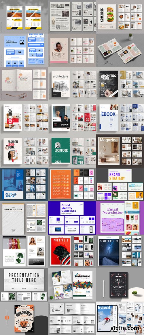 30 Indesign Templates Bundle 34 by Adobestock