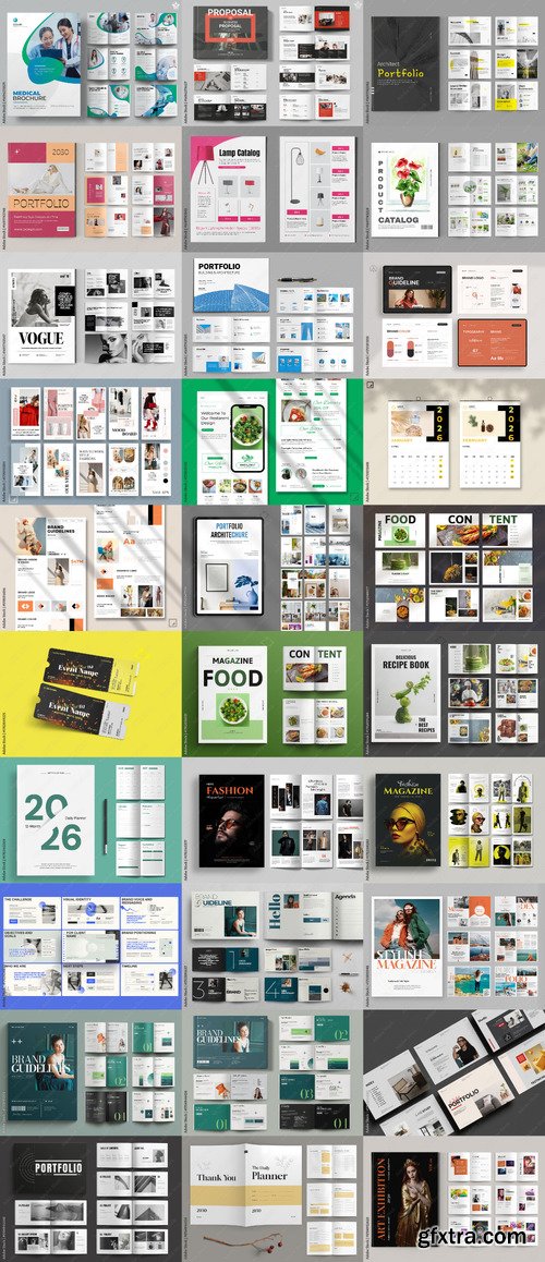 30 Indesign Templates Bundle 35 by Adobestock