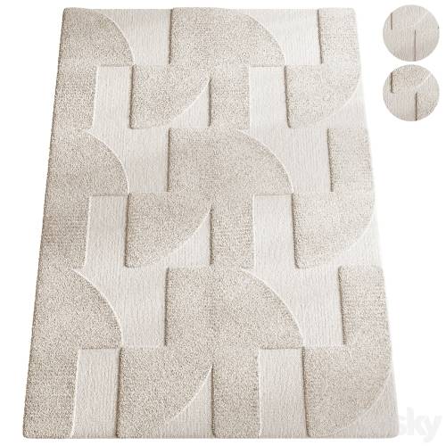'3dsky Pro - Pure Wool Rug Logan Beige'