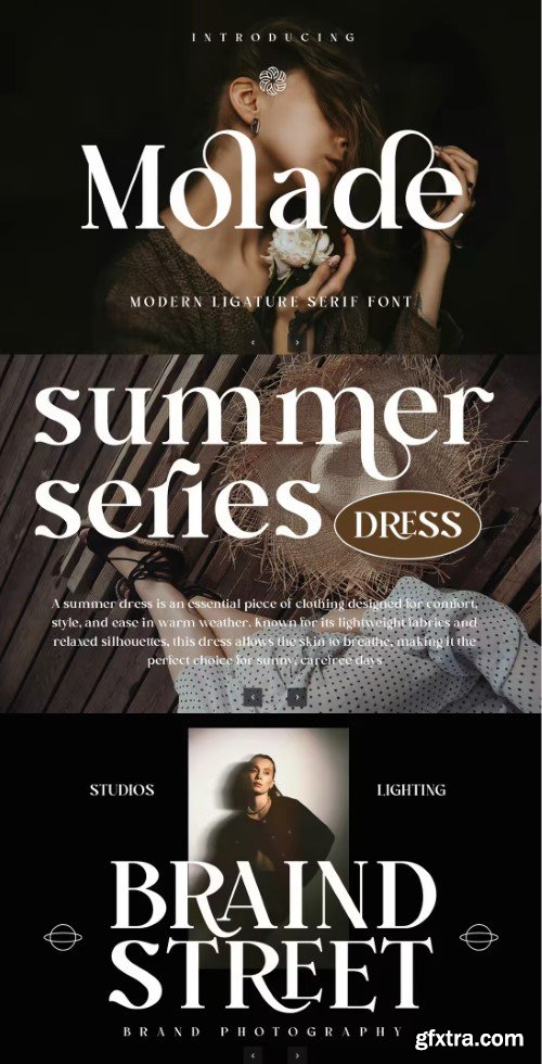 Creativemarket - Molade - Ligature Serif Font