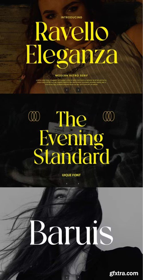 Creativemarket - Ravello Eleganza Modern Retro Serif