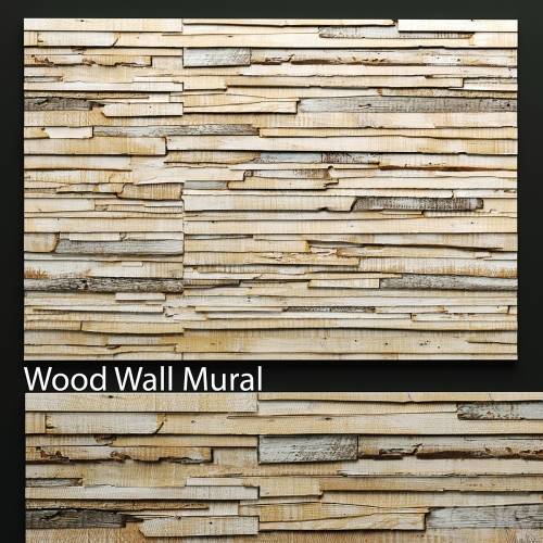 '3dsky Pro - ART wall of boards. wall decor, plank panels, wooden decor, boards, wooden wall, panel, slats'