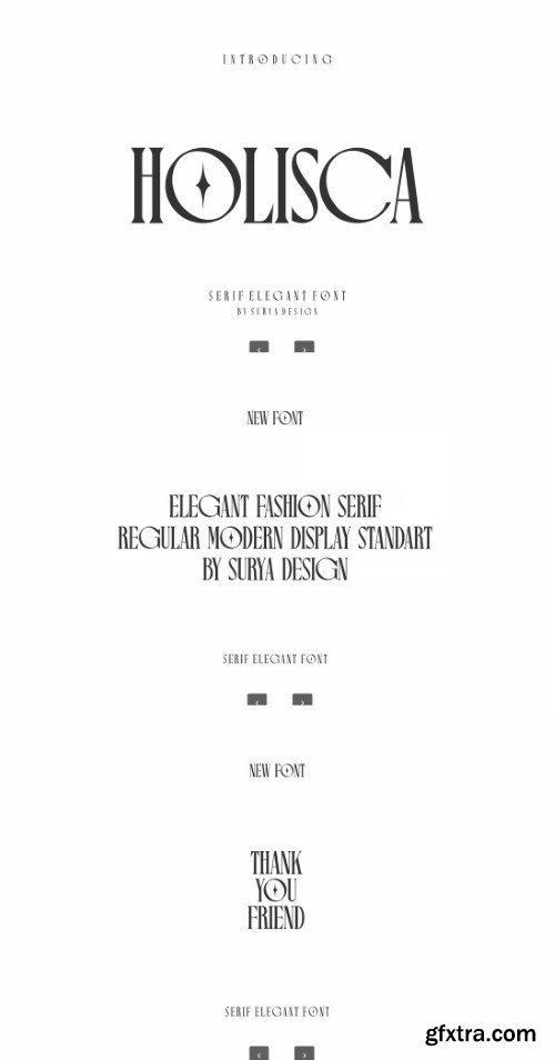 Holisca Serif Elegant Font