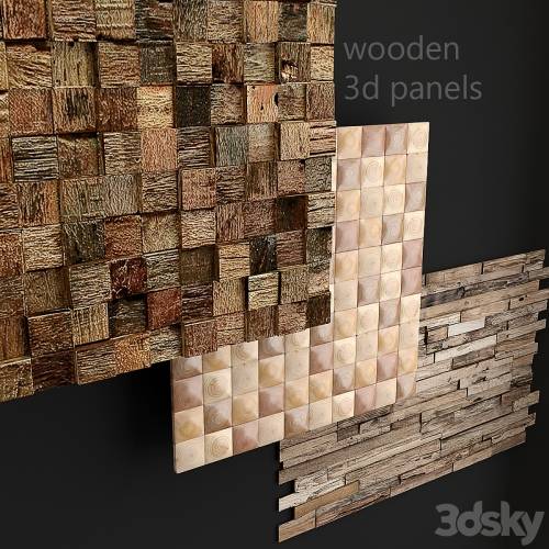 '3dsky Pro - wooden 3d panels'