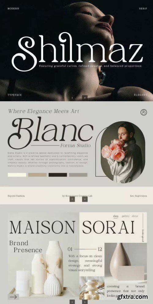 Creativemarket - Shilmaz – Elegant Modern Serif Font