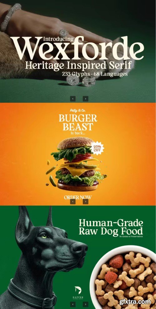 Wexforde - Soft Vintage Serif Typeface