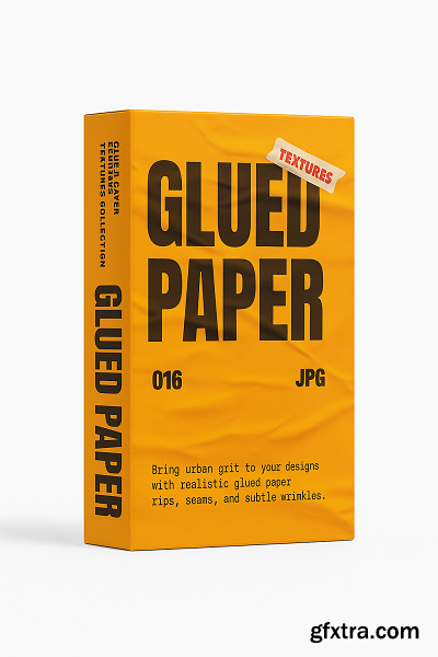 CreativeMarket - Glued Paper Textures Collection 291898919