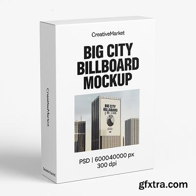 CreativeMarket - Big City Bilboard Mockup