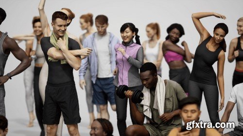 Unreal Engine - Posed Humans Sport Pack 1