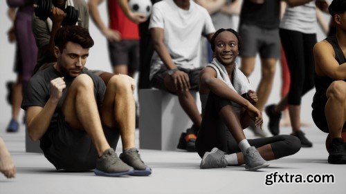 Unreal Engine - Posed Humans Sport Pack 1