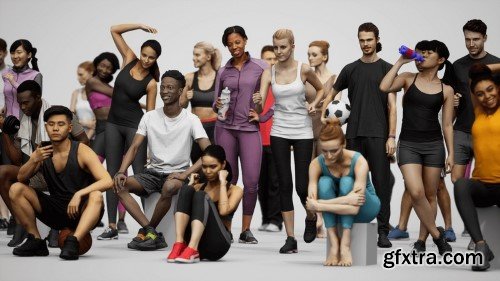 Unreal Engine - Posed Humans Sport Pack 1