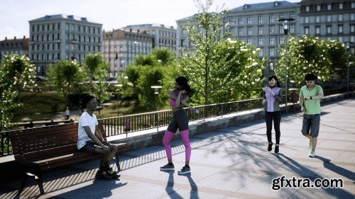 Unreal Engine - Posed Humans Sport Pack 1