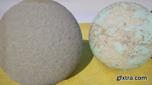 Unreal Engine - Cobra Concrete Material Pack – Basic (15 Unique Instances)