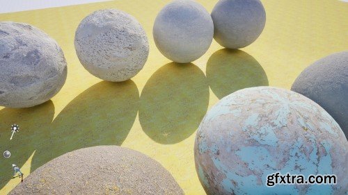 Unreal Engine - Cobra Concrete Material Pack – Basic (15 Unique Instances)