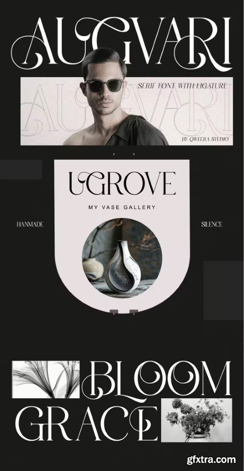 Creativemarket - Augvari - Luxury Stylish Ligatures Alternates