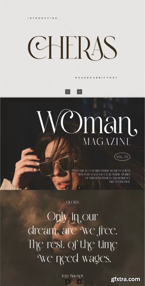 Cheras Modern Serif Font