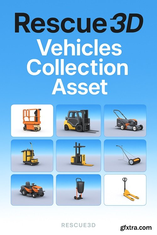 Rescue3D - Vehicles Collection Asset