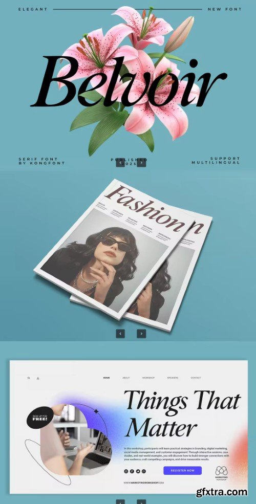 Belvoir – Elegant Serif Font