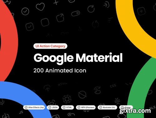 UI8 - Google Material ─ 200 Animated Icons