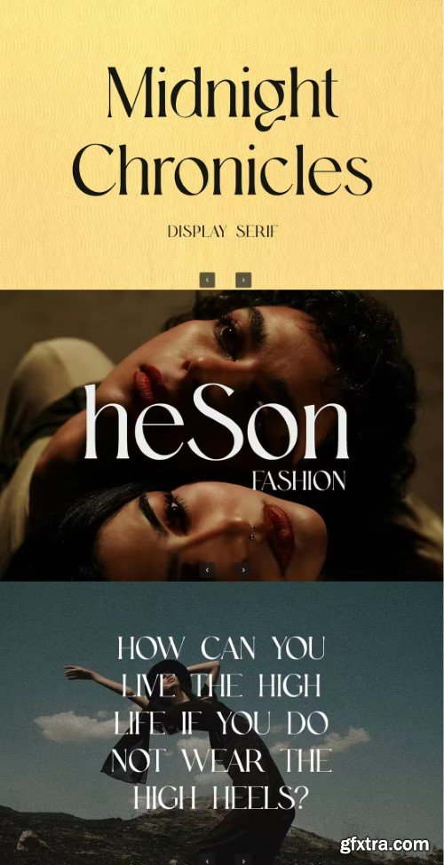 Midnight Chronicles Display Serif Font