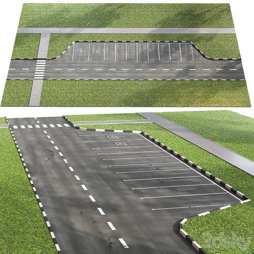 '3dsky Pro - Car parking with spaces for the disabled'