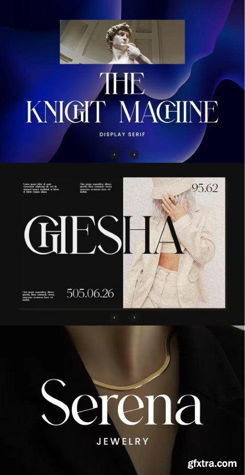 Creativemarket - The Knight Machine Display Serif